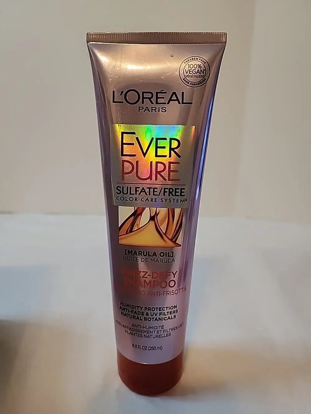 L'Oreal Paris EverPure Sulfate Free Frizz Defy Shampoo, 8.5 Fl. Oz.